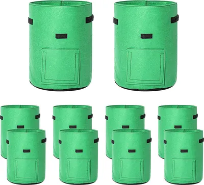 Obrázok produktu pre Jiubiaz výsadba tašky výsadba taška výsadba príslušenstvo výsadba taška netkanej výsadba kôš -5 ks 26.5L (7 Gallon)