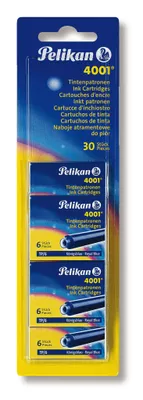 Obrázok produktu pre Pelikan Tintenpatrone 4001 TP/5  Königsblau 5Stück