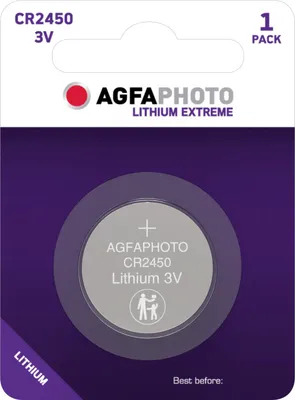 Produktbild von AgfaPhoto - Batterie CR2450 - Li