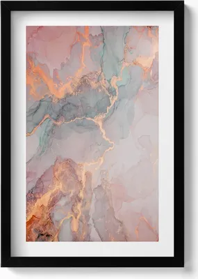 Produktbild von Tekstura marmuru– Wandbild mit Rahmen – Gerahmtes Bild  – Wanddekoration – 40x60 cm –  Schwarz
