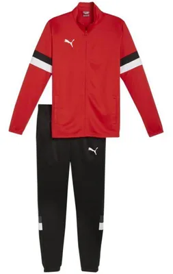 Immagine prodotto di Puma - Tuta da allenamento "Team Rise" da uomo MR1409 (S) (nero/rosso)