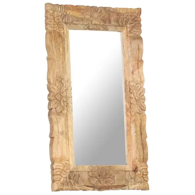 Immagine prodotto di Specchio 80x50 cm in legno massiccio di mango