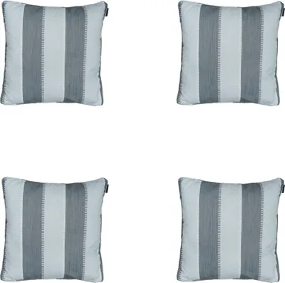 Produktbild von Madison - Dekokissen Banda grau - ca. 50x50 cm - 4er-Set