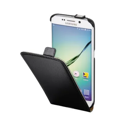 Zdjęcie produktu dla Hama 00136717, Etui z klapką, Samsung, Galaxy S6 Edge, 12,9 cm (5.1"), Czarny