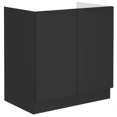 Obrázok produktu pre Drezová skrinka SAJU - šírka 80 cm, čierna