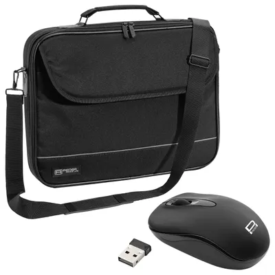 Zdjęcie produktu dla PEDEA torba na notebooka -Fair- 39,6cm (15,6-), czarna + myszka