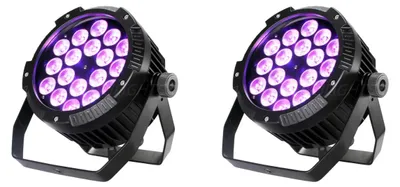 Zdjęcie produktu dla Światło LED typu Par - Oświetlenie LED do podium - Światło DJ-skie - Lampa dyskotekowa - Reflektor sceniczny - Wodoodporność IP65
