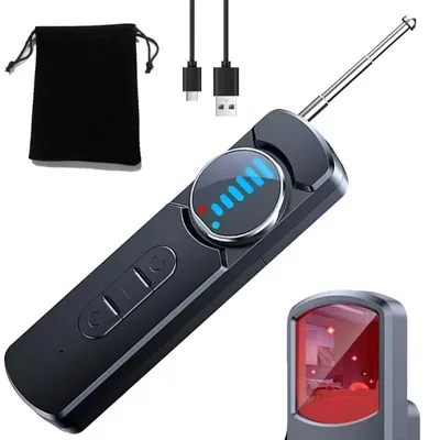 Produktbild von Anti-Spionage Signaldetektor, 1MHz-6.5GHz, 5-stufige Empfindlichkeit, für versteckte Kameras & Wanzen