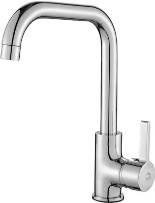 Produktbild von Design Spültischtischarmatur stehend mit L-Auslauf Chrom