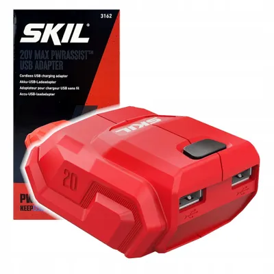 Zdjęcie produktu dla Ładowarka/adapter Skil 20V 3162 CA USB (Bez akumulatora)