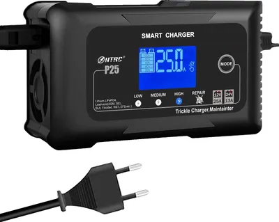 Zdjęcie produktu dla Ładowarka akumulatorów samochodowych, technologia naprawy impulsowej, wszechstronna kompatybilność, wtyczka EU PLUG