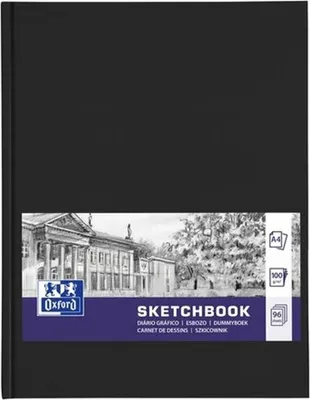 Immagine prodotto di Blocco da disegno Oxford Nero A4 96 fogli (5 pezzi)