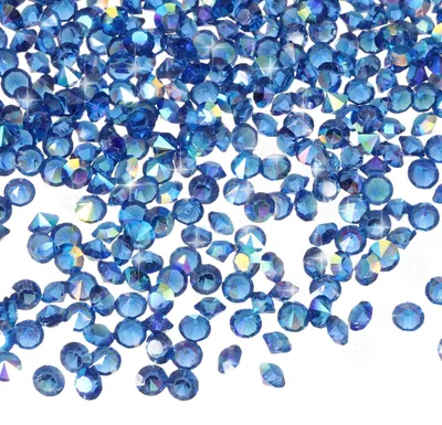 16800 Acryl-Diamanten 3 mm, dunkelblau für Tischdeko