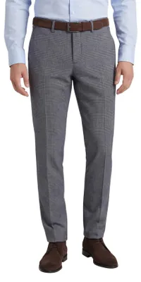 Produktbild von Gardeur Hose Chino blau kariert Baumwolle