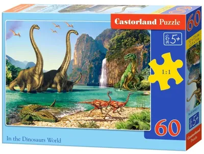 Zdjęcie produktu dla Nd35_67917_Cas-B0069221 Puzzle 60El. Dinosaurs Wo
