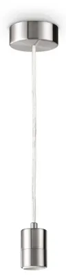 Produktbild von Ideal Lux Hängelampe SET UP MSP NICKEL 260044 E27 1x60W IP20 9cm satiniertes Nickel