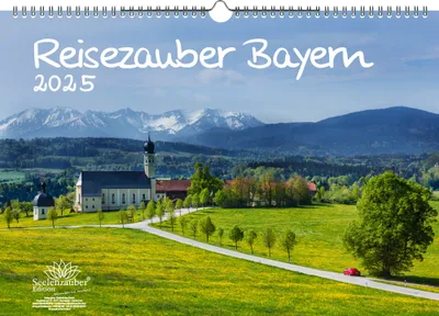 Produktbild von Reisezauber Bayern DIN A3 Kalender für 2025 München Nürnberg Deutschland- Seelenzauber