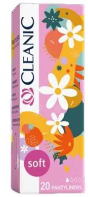 Immagine prodotto di Assorbenti igienici Cleanic Soft 20 pezzi
