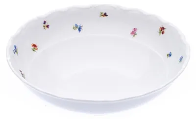 Produktbild von Salatschüssel, tschechisches Porzellan, Verona, 26 cm, Handkorb, G. Benedikt