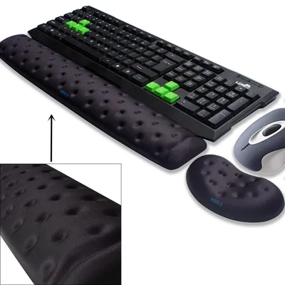 Image de Support pour poignet pour souris et clavier, avec mousse à mémoire de forme