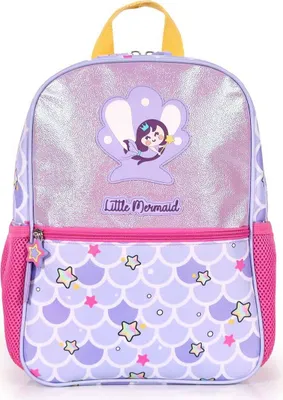 Produktbild von Milk&Moo Kinder-Rucksack Glitzernde Meerjungfrau, Kleinkind-Rucksack, Klein, Leicht, Bequeme Passform, Schulranzen für Mädchen, Geeignet für Vorschule - Kindergarten - Grundschule.
