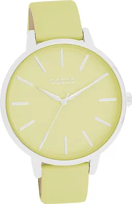Produktbild von Oozoo Leder Damen Uhr Analog Quarzuhr Armband pastell-grün Timepieces D2UOC11360