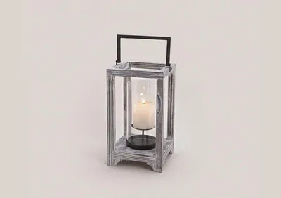 Produktbild von Laterne SERA, Laterne aus Holz und Glas