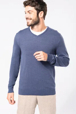 Immagine prodotto di Maglia da uomo Kariban con scollo a V