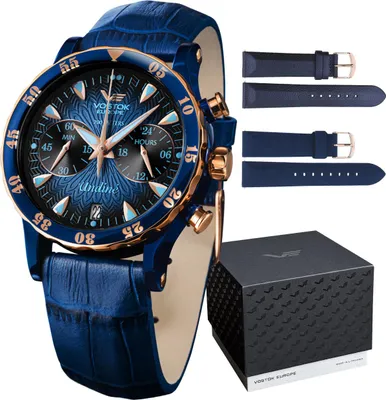 Produktbild von Vostok Europe Damenuhr VK64-515E628 blau