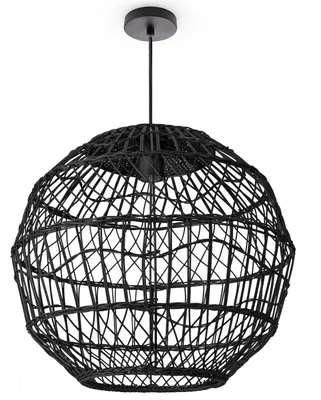 Produktbild von Pendelleuchte Wohnzimmer Boho Korbleuchten Pendellampe Rattan Hängeleuchte