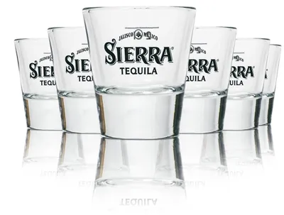 Produktbild von 6x Sierra Tequila Shotgläser 2cl – Kurze Set für Tequila-Liebhaber und Partys