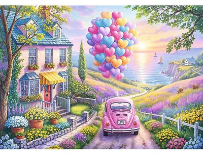 Produktbild von TREFL PUZZLE 1000 Romantische Fahrt 10971