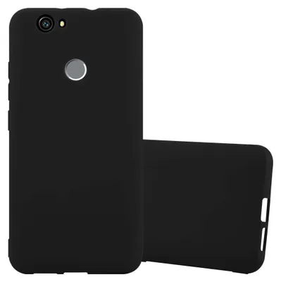 Immagine prodotto di Custodia Cadorabo per Huawei NOVA custodia protettiva in nero per telefono cellulare TPU custodia in silicone cover