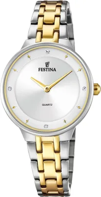 Produktbild von Festina Damen Uhr Fashion Edelstahl Armbanduhr silber gold UF20625/1