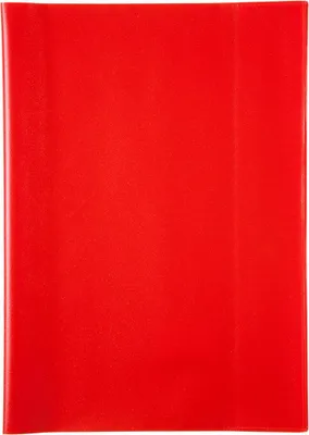 Produktbild von 10 Heftumschläge / Hefthüllen DIN A5 / Farbe: transparent rot