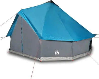 Produktbild von vidaXL Tipi-Familienzelt 12 Personen Blau Wasserdicht