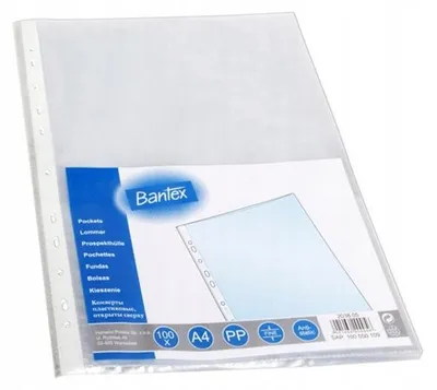 Obrázek produktu pro Bantex BUDGET Archivní obaly A4 45mic 100 ks