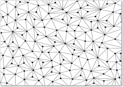 Produktbild von Tulup® Glas-Bild - 100 x 70 - Wandbild aus Glas - Wandkunst - Wandbild hinter gehärtetem Sicherheitsglas - Sonstige - Linien Kreise - Schwarzweiß