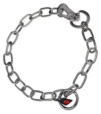 Immagine prodotto di Collare per cani Hs Sprenger color argento con maglie da 3 mm Mezza lunghezza 50 cm