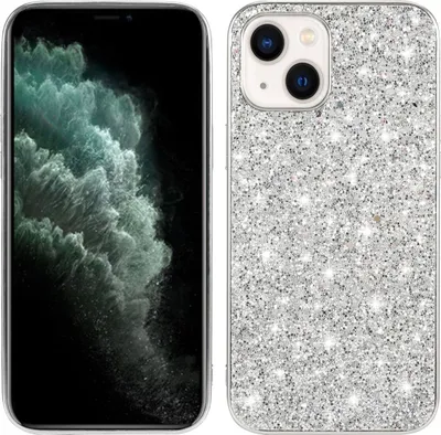 Produktbild von König Design Hülle kompatibel mit Kunststoff Soft Handyhülle - Handy Case Silber