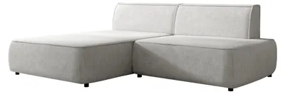 Produktbild von MIRJAN24 Ecksofa Zuno, Wohnzimmmer L-Form mit Schlaffunktion und Bettkasten (Farbe: Velo 633, Seite: Links)