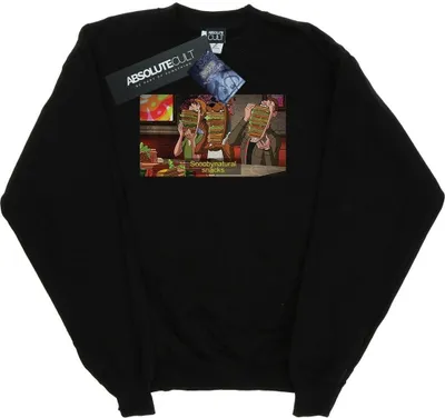 Produktbild von Scoobynatural - "Supernatural Snacks" Sweatshirt für Herren BI44031 (S) (Schwarz)