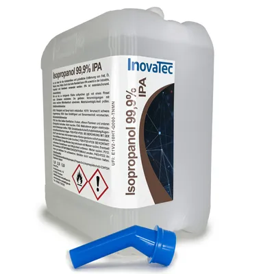 Produktbild von Isopropanol Isopropylalkohol IPA   5,0l  & Ausgießer