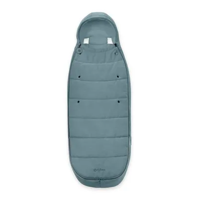 Produktbild von Cybex Gold Fußsack Blue/Light Blue, warm bis -10°C, Teddyfleece, wasserabweisend, 4-Wege-Reißverschluss, Kinderwagen 6M–3J