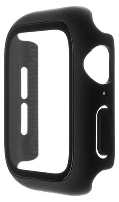 Image de Coque de protection FIXED Pure+ avec verre trempé pour Apple Watch 40 mm, noire