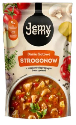 Obrázok produktu pre JemyJemy Hotové jedlo Stroganov s bravčovým mäsom a zeleninou 360 g