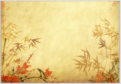 Produktbild von Wallario Wandbild Herbststimmung  alter Papyrus mit Herbstmotiven, Größe: 70,30 x 100,30 cm, Poster mit weißem Kunststoffrahmen