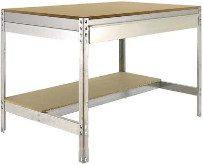Produktbild von Werkbank Buffalo mit Schubfach | HxBxT 84x150x61cm | Traglast 600kg | Verzinkt Werktisch Arbeitstisch Werktisch Arbeitsbank