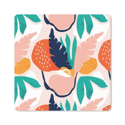 Produktbild von MuchoWow® Mauspad Mousepad Dschungel - Blätter - Abstrakt 30x30 cm - Mousepads - Maus Mat - Pad - Mausunterlage - Gaming