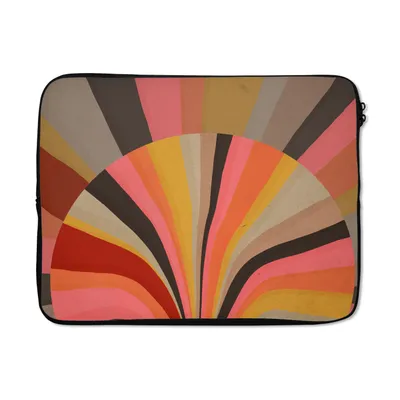 Produktbild von MuchoWow® Laptop Hülle 15 Zoll Abstrakt -Kunst -Formen Laptoptasche - Laptoptasche - Sleeve - Rundum-Schutz